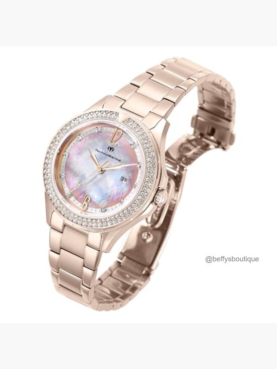 33mm Women\'s Quartz Wrist Watch with Mother of Pearl Dial